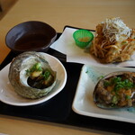 しらす食堂 - 鮑・栄螺・かき揚げ