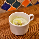 2colori - 季節野菜のスープ＠サービス：枝豆のスープ