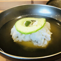 よし澤 - ハモ　玉子豆腐　鮪節