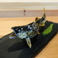 よし澤 - 琵琶湖産鮎の炭火焼き　蓼酢