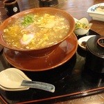 茂美志゛や  - 牛のっぺいけいらんうどん