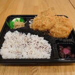 とんかつ まるや - メンチかつ弁当