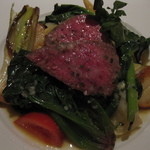 オオハラ エ シーアイイー - 国産牛肩ロース肉の網焼き　季節の野菜と共に