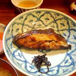 和もと - 2020/02焼魚（烏鰈の味噌漬け）定食
