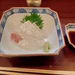 和もと - 2020/03ひらめお刺身