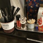 らぁ麺 ゆら吉 - 調味料類