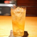 松濤 爛缶 - サントリー 角のダブルのハイボール