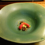 長谷川 稔 - ガトーショコラとピスタチオのアイス