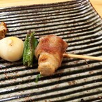 焼き鳥 ばかちん - 食感が楽しいえのき