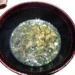 鮨 さいとう - 味噌汁