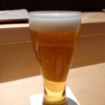 鮨 さいとう - 生ビール