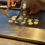 佐賀牛 季楽 銀座  - 輪切りにしてカリカリに焼く