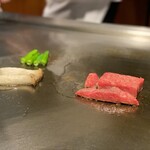 佐賀牛 季楽 銀座  - サーロインを焼いてくれます