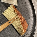 佐賀牛 季楽 銀座  - ミルクレープをブッ刺す