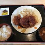 Tonkatsu Sou Fujimaru - ヘレカツの定食（3枚）