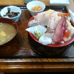 あら井寿司 - ちらし丼セットシャリ大盛り 600円＋100円