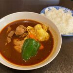 木多郎 - チキン＋Ｗエッグ（辛口、1,000円）