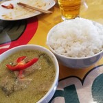 サバイディー タイ&ラオス料理 - ミニゲーンキョーワン￥280＋ライス￥280