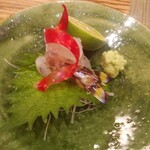 車えび刺身２尾