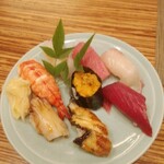 延喜寿し - 上にぎり（山葵抜き）