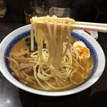 中華そば べんてん - ストレート太麺