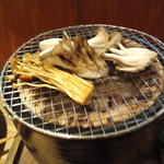 Kamadoya - きのこの焼き物。