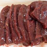 河の家 - 2020.6 黒毛和牛レバー（100g 400円）