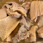 河の家 - 2020.6 黒毛和牛 牛もつ煮込み（500円）