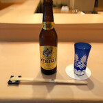 登喜和鮨 - エビスビール小瓶