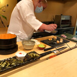 登喜和鮨 - 自家製カラスミすりすり