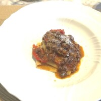 La Brianza - ジビーフボロネーゼのパッパルデッレ、夏らしいパプリカ入り。ツルッとした食べ心地の自家製麺パッパルデッレに肉肉しくもやさしい味わいのラグーソースがたっぷり、パプリカも、いいアクセント