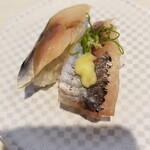 魚べい - あじ〆さば 100円