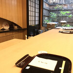 山玄茶 - カウンター席