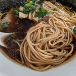 中華そば 鶴亀 - にぼしそばのたまり醤油＋海苔アップ