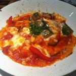 たっぷり野菜のラタトィユのチーズグリル￥７８０−