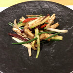 一碗水 - 七虹炒星鰻(穴子と五目野菜の細切り炒め)