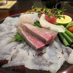 舞桜 - おこぜ＆刺身の盛合せ