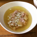 へべれ家 - つけ汁(白醤油鶏)