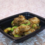 こころや - 帆立と空豆の蕗味噌和え