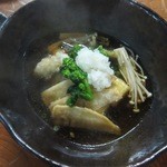 居魚屋　網元 - 揚げ出し豆腐なども良きサイドメニューです。