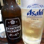 炭火焼 七厘 - ホッピー。中４杯いきます。