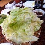 炭火焼 七厘 - キャベツ