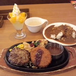 ビッグボーイ - 日替わりランチとパフェ