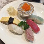 Aoyama Oozushi - 寿司ランチ1,000円（税別）