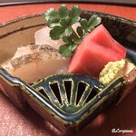 御料理 寺沢 - 鮎魚女､真子鰈､天然本鮪 中ﾄﾛ