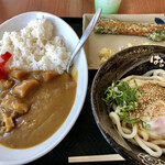 はなまるうどん - カレーセット・540円