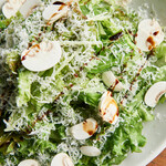 Mushroom and pecorino cheese salad