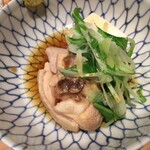 焼き鳥 とりら - 水炊き　味変でお腹いっぱいでも食べられる・・