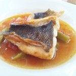 カフェ・レストラン アゴーラ - 120527　スズキのポワレ