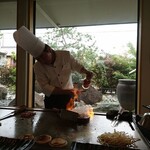 ステーキハウス 秀 - シェフのパフォーマンス　2020.6